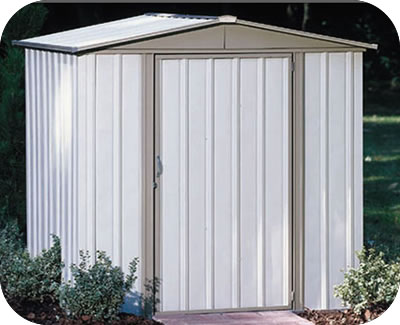 Arrow 6x5 Sentry Metal Garden Storage Shed Kit Arrow 6x5 Sentry Metal Garden Storage Shed Kit