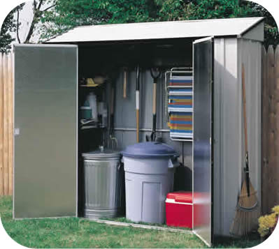 Arrow 7x2 Storage Locker Metal Storage Shed Kit