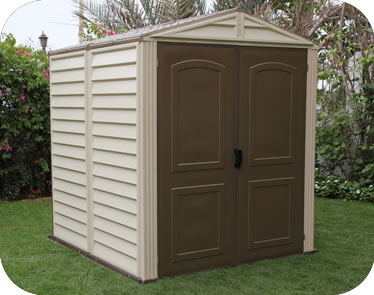 DuraMax 6x6 StoreMate Vinyl Garden Storage Shed Kit