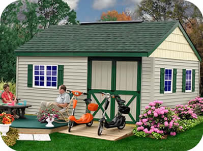 Wood Storage Shed Kit