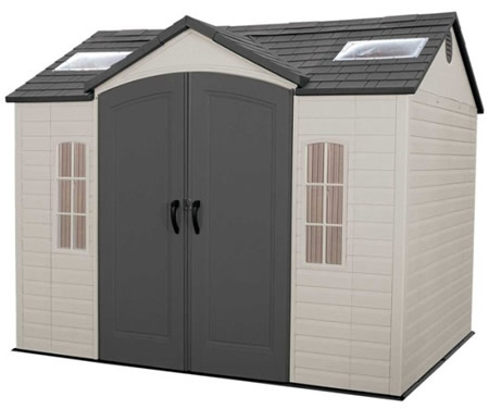 Lifetime 10x8 Plastic Storage Shed with Floor