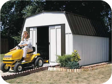Arrow 10x9 Estator Metal Backyard Storage Shed Kit