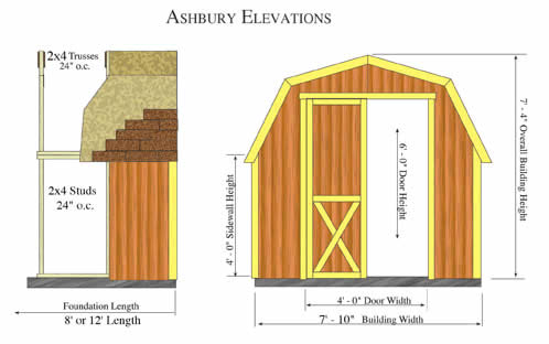 Storage Shed Diagram