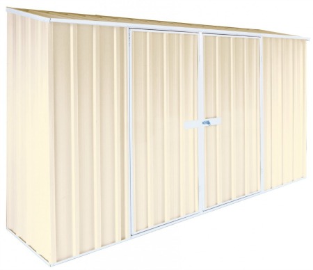 ... 10' x 2' 6" Off the Wall Smooth Cream finish Storage Shed (0220ESC