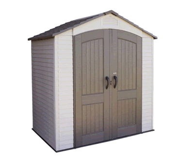 Lifetime 7x5 Plastic Storage Shed Kit w/ Floor