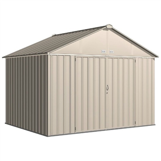 Arrow 10x8 Ezee Storage Shed Kit - Cream