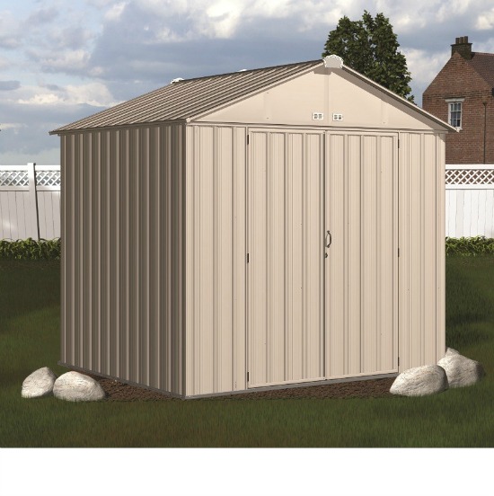 Arrow 8x7 Ezee Storage Shed Kit - Cream