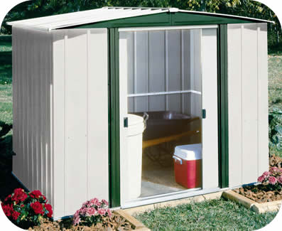 Arrow 8x6 Hamlet Metal Storage Shed Kit