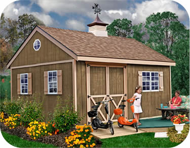 Best Barns New Castle 16x12 Wood Storage Shed