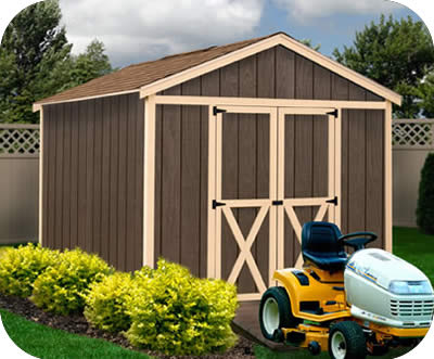 Danbury 8x12 Wood Storage Shed Kit