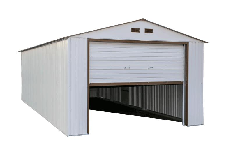 DuraMax 12x20 Steel Garage Kit - White