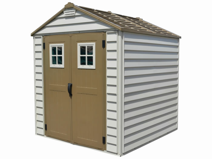 DuraMax 7x7 StoreMax Vinyl Shed w/ Foundation Kit