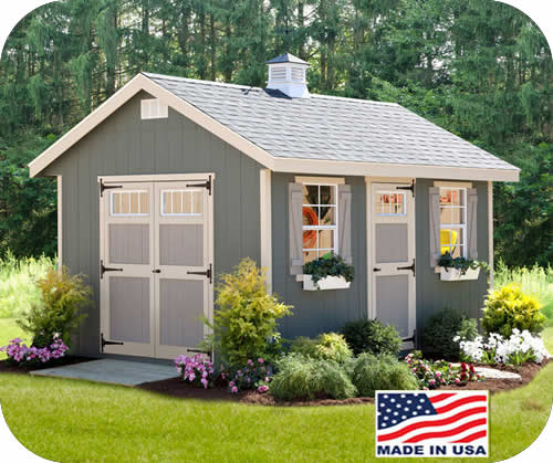 storage shed kits, barns, buildings & garages