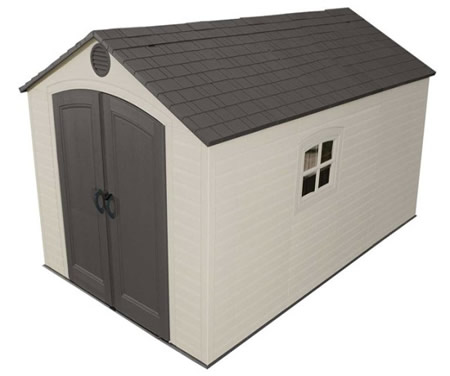 Lifetime 8x12 Plastic Storage Shed with Floor