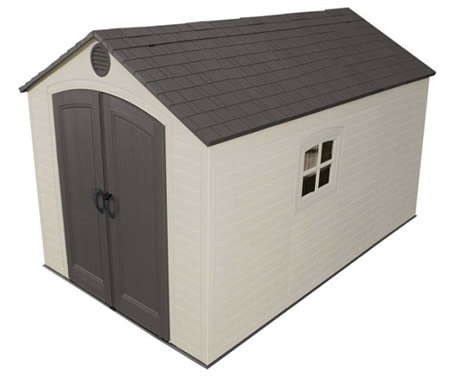 Lifetime 8x12 Plastic Storage Shed with Floor (6402)