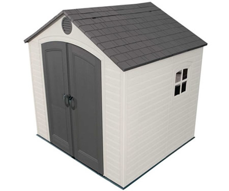 Lifetime 8x7 Plastic Storage Shed w/ Floor