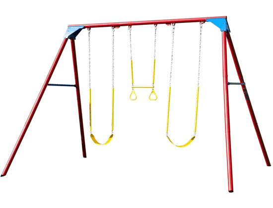 Lifetime Heavy-Duty A-Frame Metal Swing Set - Primary