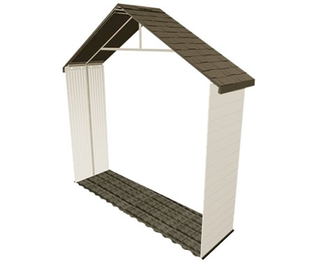 Lifetime 11-foot Plastic Storage Shed Extension Kit