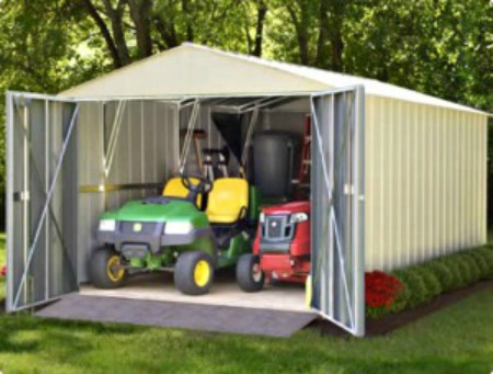 Arrow 10x20 Mountaineer Metal Storage Shed Kit (model MHD1020)