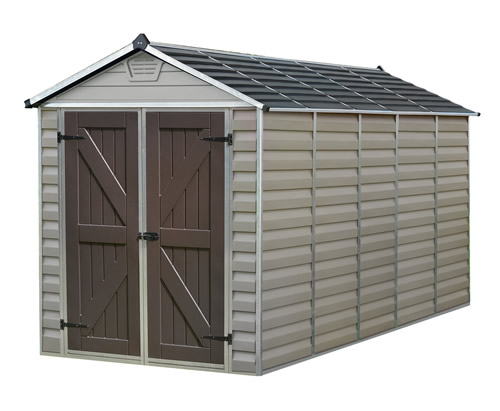 arrow brentwood 5x4-foot steel storage shed - free