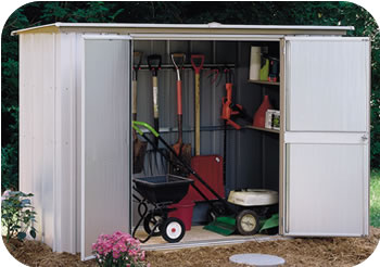 Arrow 8x3 Garden Storage Shed Kit