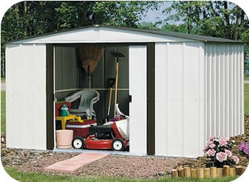 Arrow 8x6 Newburgh Metal Storage Shed Kit