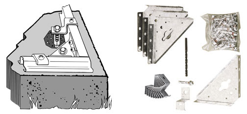 Arrow Storage Sheds Concrete Anchor Kit