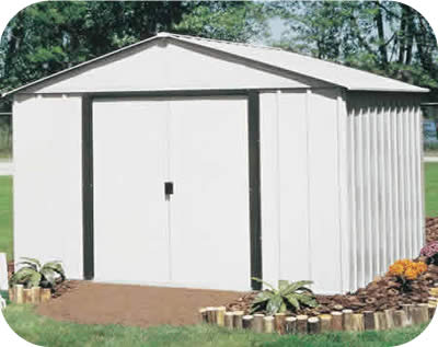 Arrow 10x12 Arlington Metal Storage Shed Kit