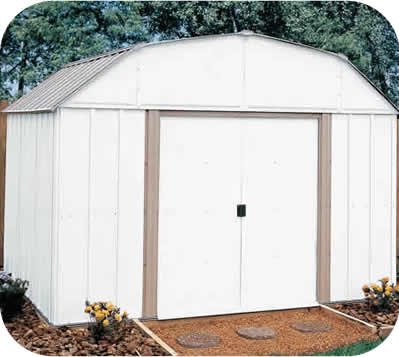 Arrow 10x8 Lexington Metal Storage Shed Kit