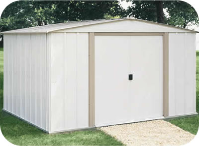 Arrow 10x8 Salem Metal Storage Shed Kit