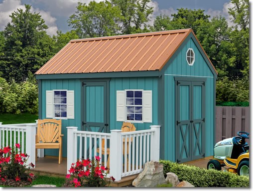 Best Barns Regency 8x12 Wood Storage Shed Kit