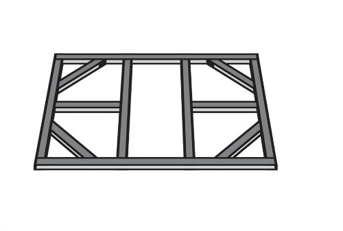 Globel Storage Sheds Foundation Base Kit 10x8 Globel Storage Sheds Foundation Base Kit 10x8