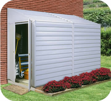 Arrow 4x10 Yardsaver Metal Storage Shed Kit