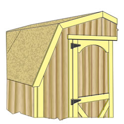 Storage Shed Kit Doors and Trim